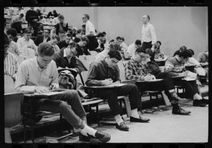 University of Maryland Students in Class, Photograph